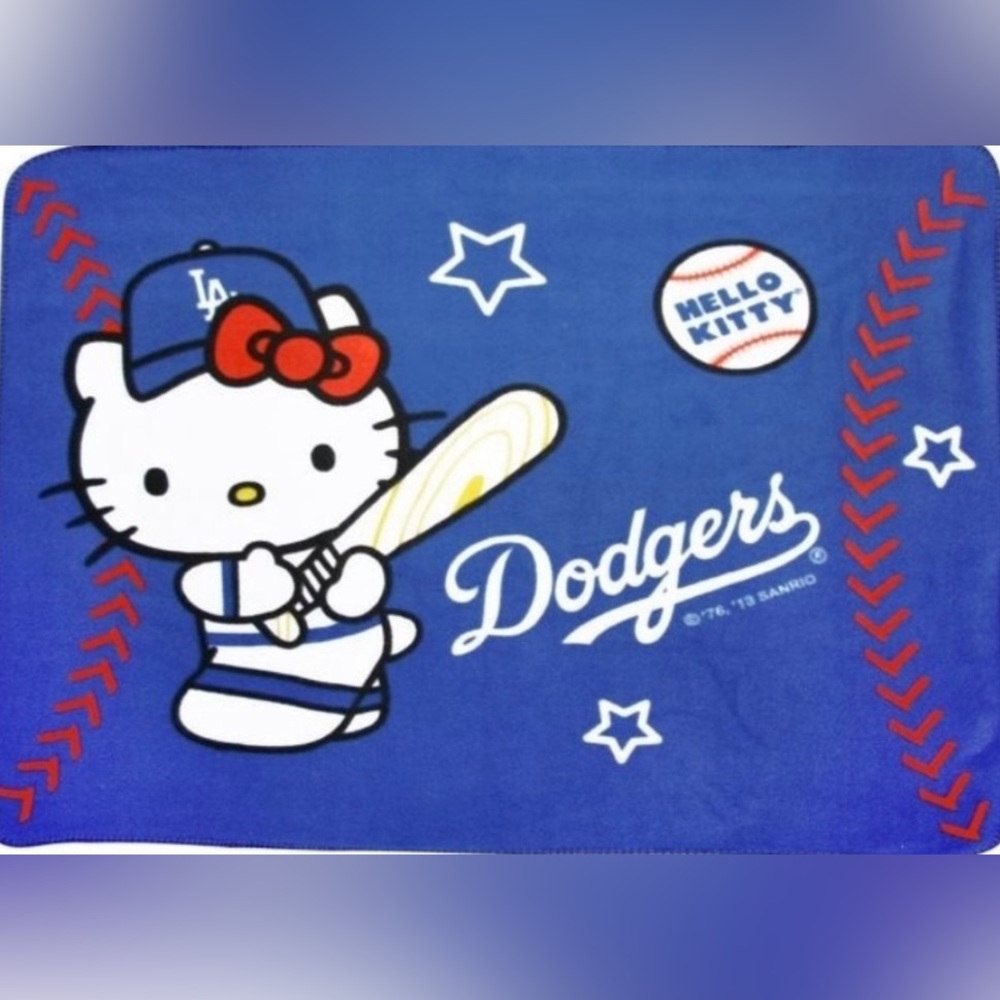 Hello Kitty Dodgers Blanket An SGA From 2013.